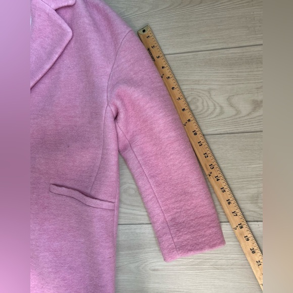 MNG Casual ~ Wool Blend Elegant Pink Women's Coat. - Picture 10 of 12